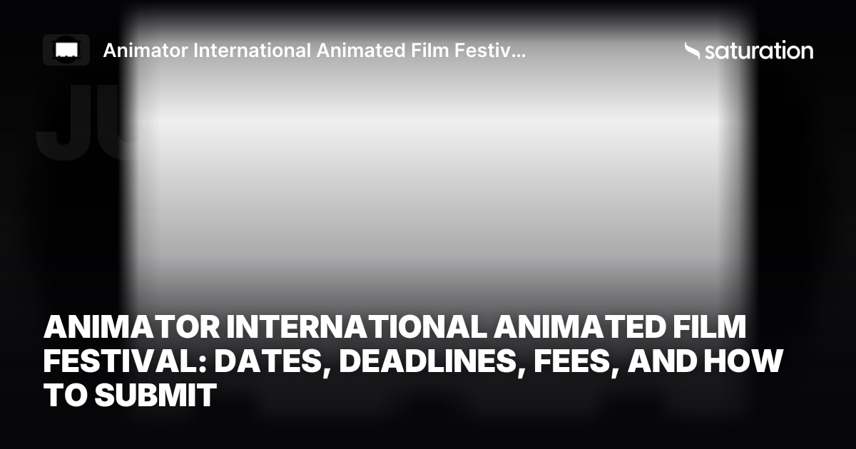 Animator International Animated Film Festival share card