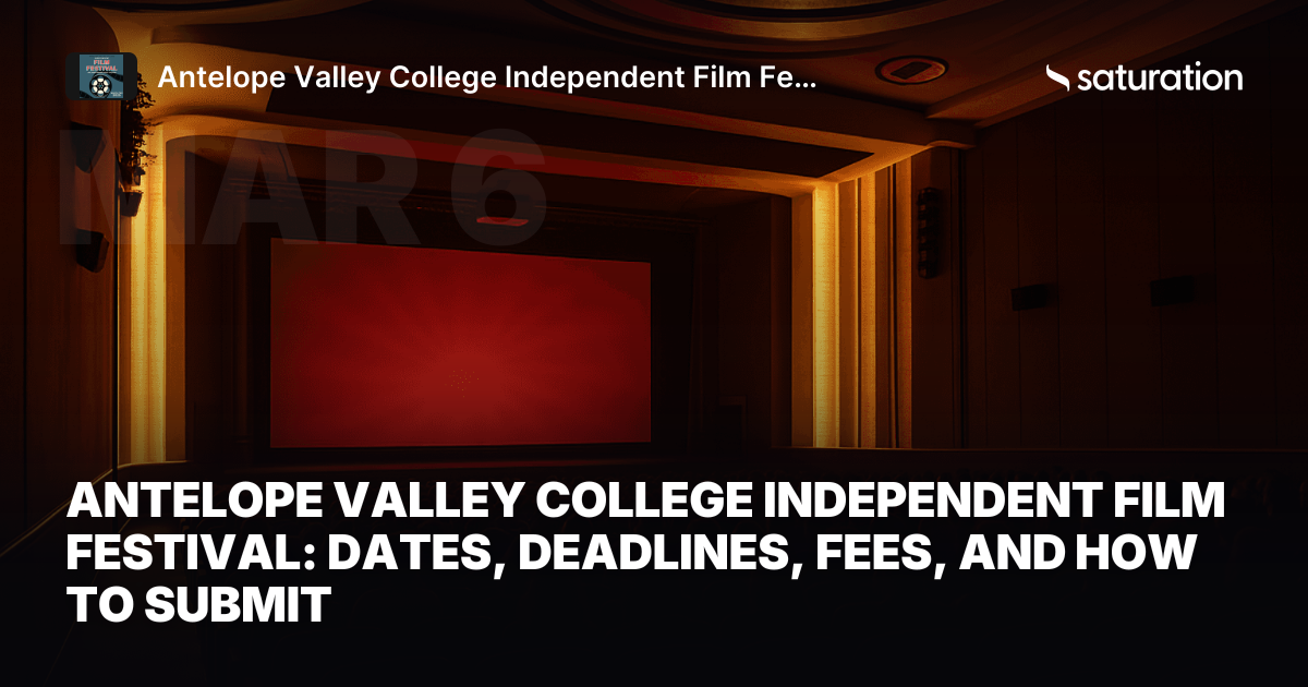 Antelope Valley College Independent Film Festival share card