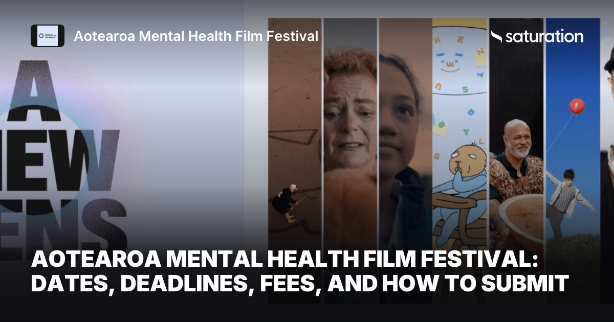 Aotearoa Mental Health Film Festival share card
