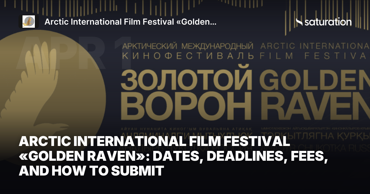 Arctic International Film Festival «Golden raven» share card
