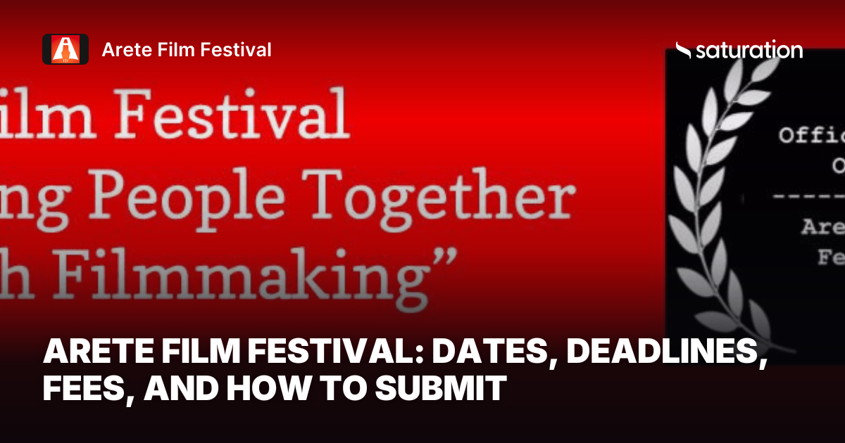 Arete Film Festival share card