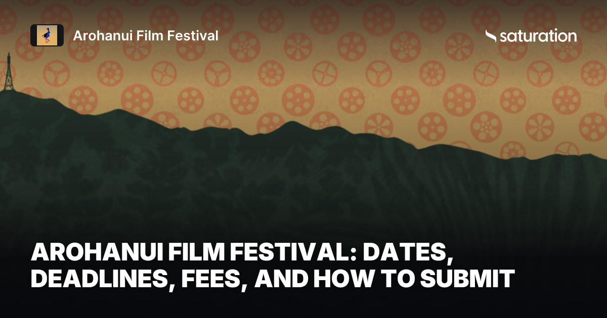 Arohanui Film Festival share card