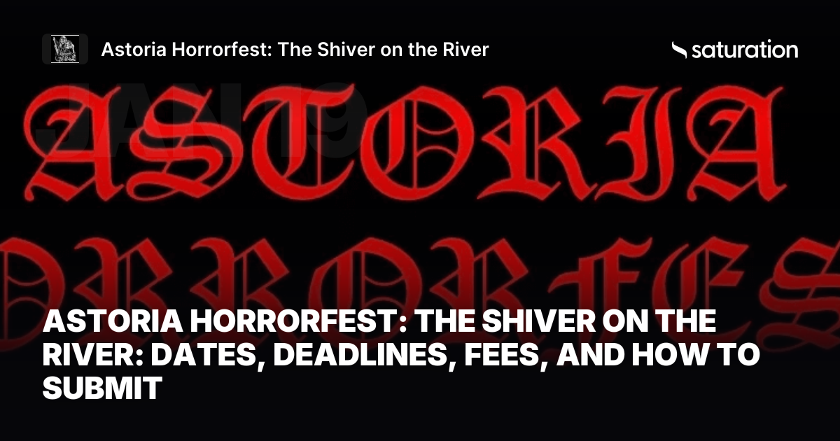 Astoria Horrorfest: The Shiver on the River share card