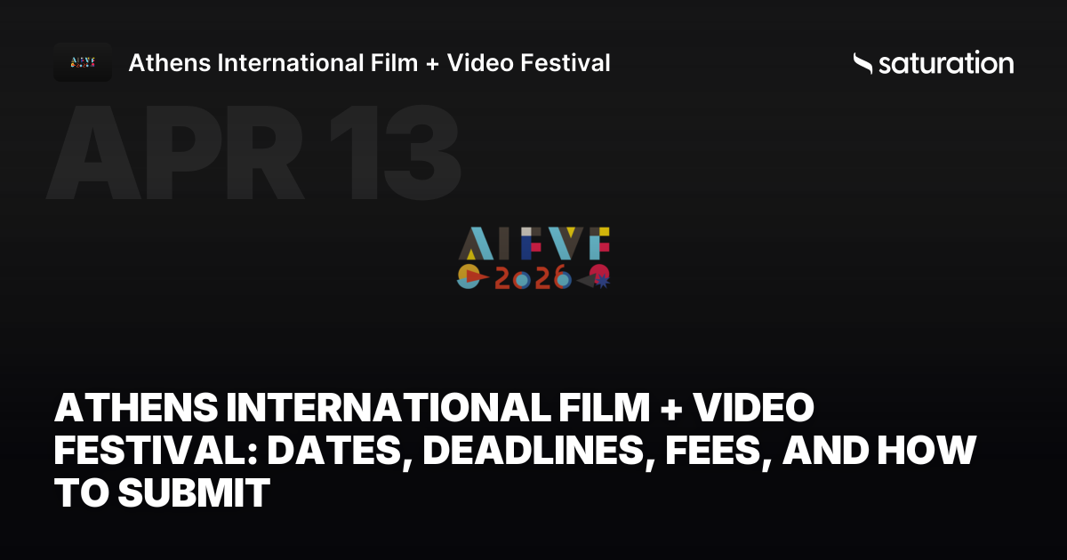 Athens International Film + Video Festival share card