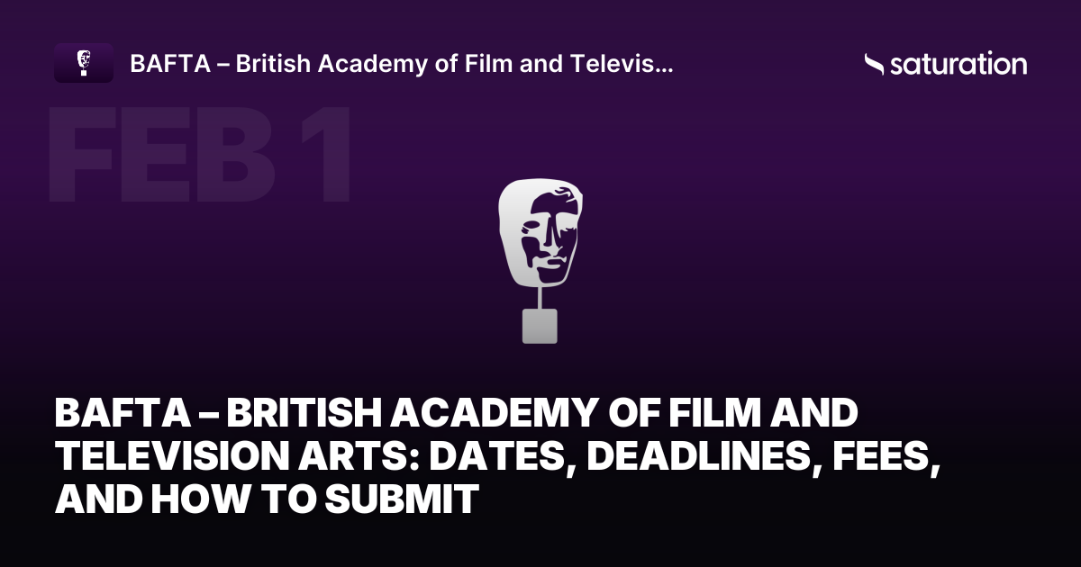 BAFTA – British Academy of Film and Television Arts share card