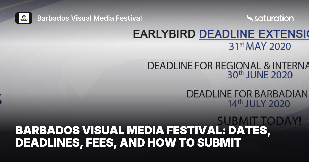 Barbados Visual Media Festival share card
