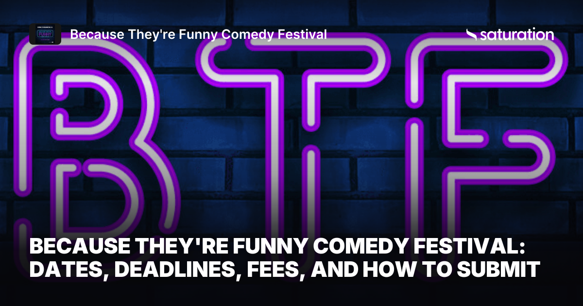 Because They're Funny Comedy Festival share card