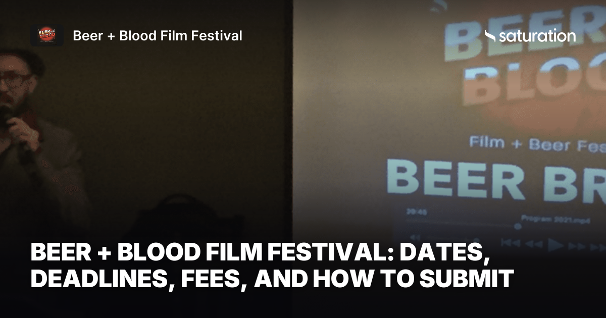 Beer + Blood Film Festival share card