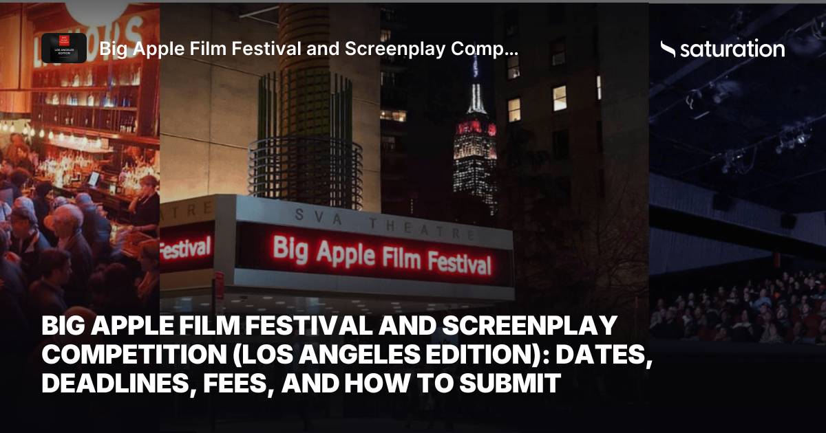 Big Apple Film Festival and Screenplay Competition (LOS ANGELES EDITION) share card