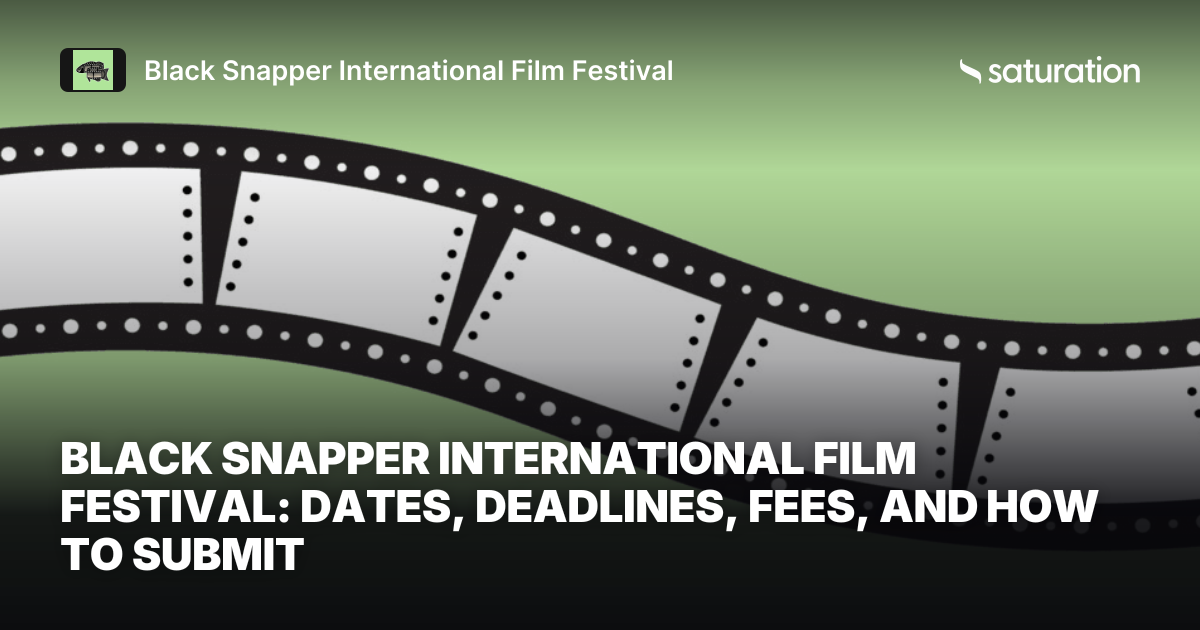Black Snapper International Film Festival share card
