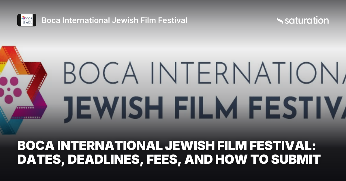 Boca International Jewish Film Festival share card