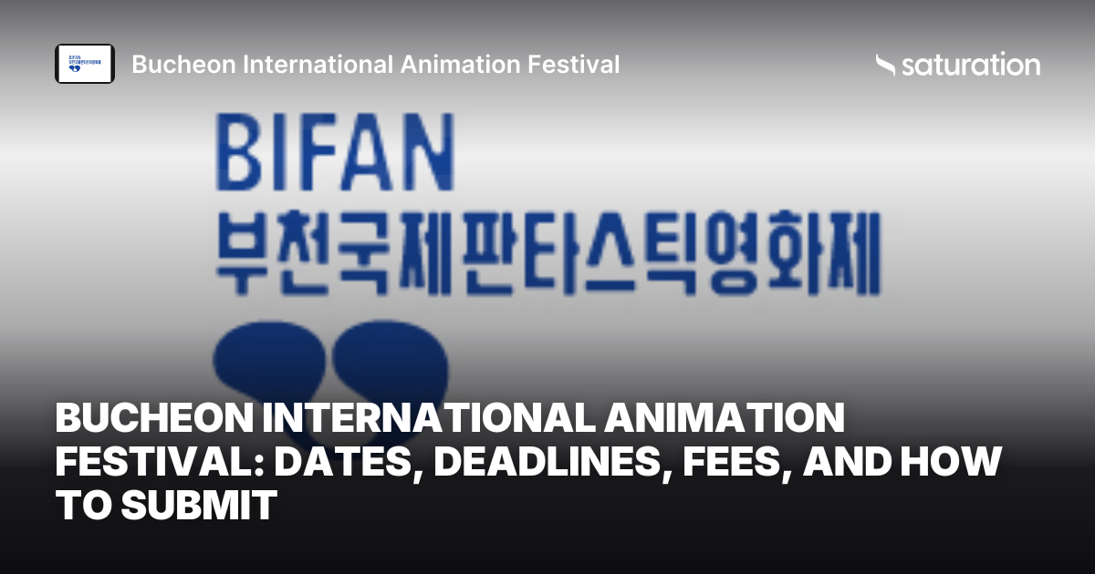 Bucheon International Animation Festival share card