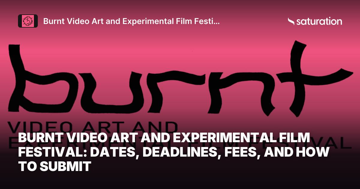 Burnt Video Art and Experimental Film Festival share card
