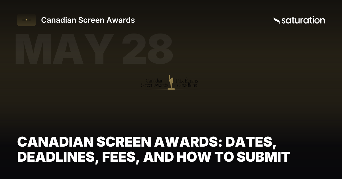 Canadian Screen Awards share card