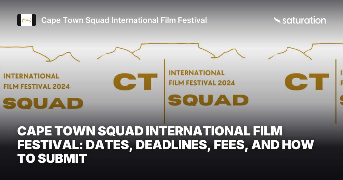 Cape Town Squad International Film Festival share card