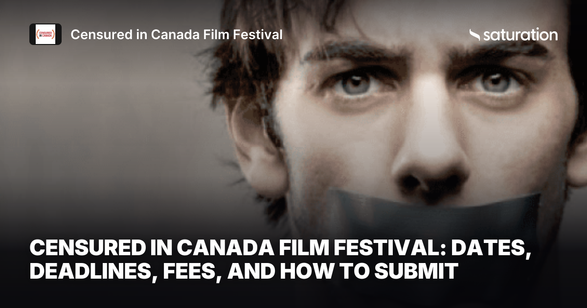 Censured in Canada Film Festival share card