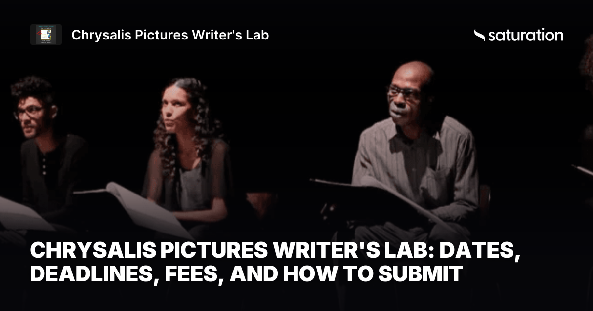 Chrysalis Pictures Writer's Lab share card