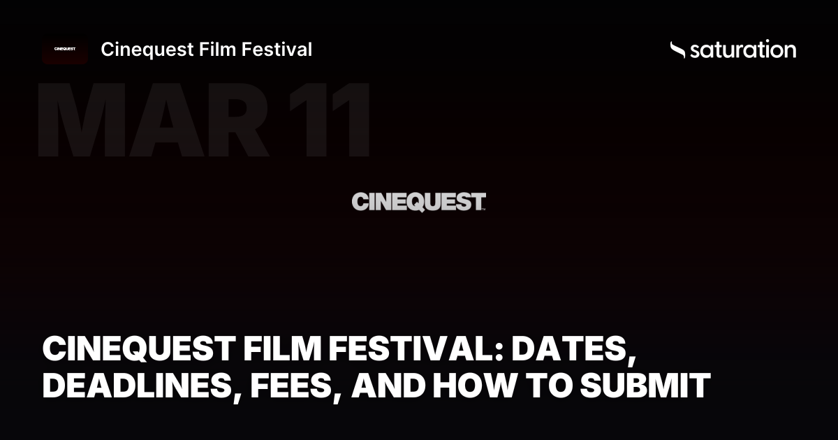 Cinequest Film Festival share card