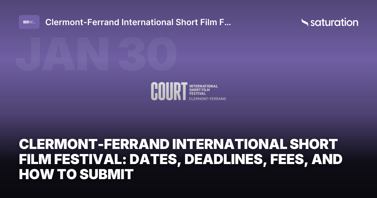 Clermont-Ferrand International Short Film Festival share card