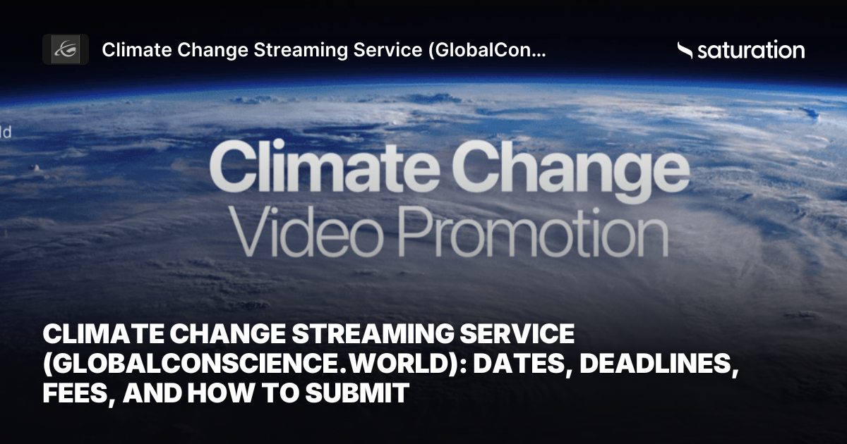 Climate Change Streaming Service (GlobalConscience.World) share card