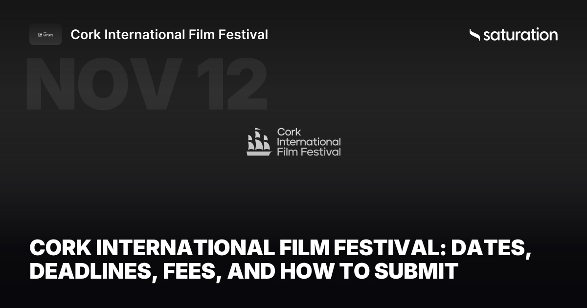 Cork International Film Festival share card