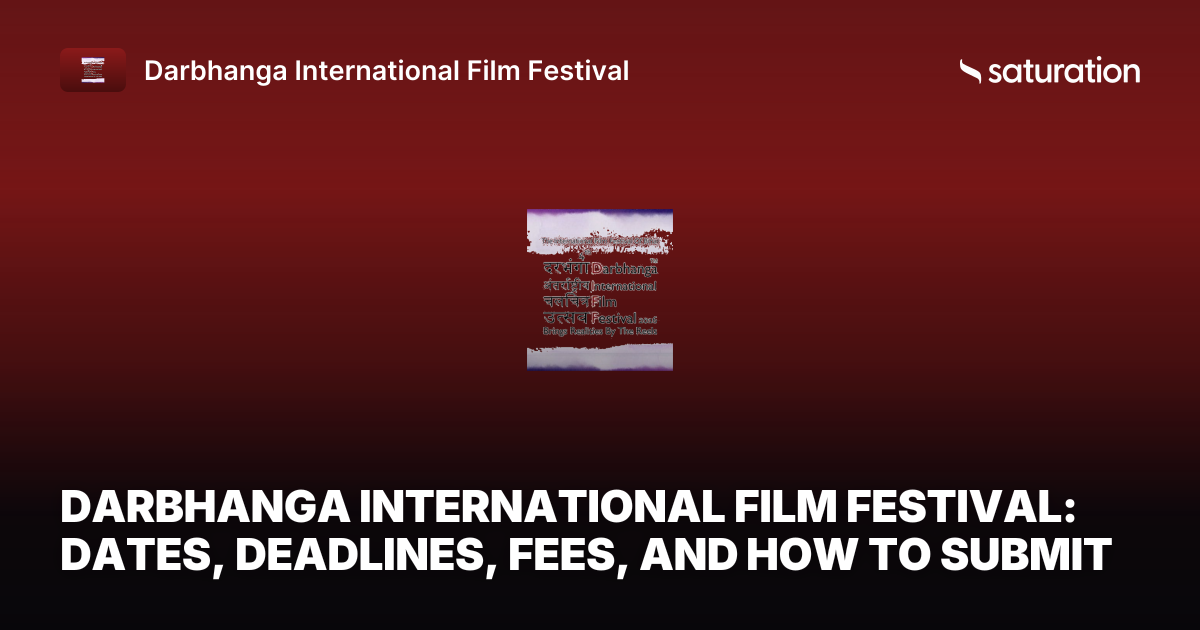 Darbhanga International Film Festival share card