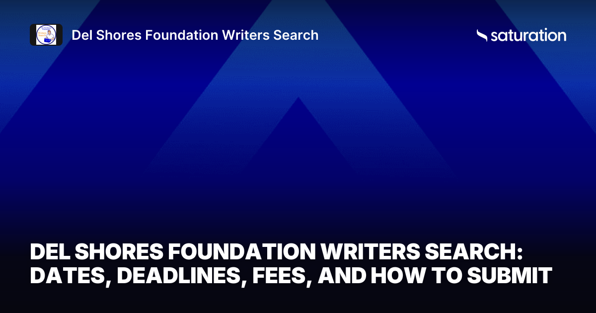 Del Shores Foundation Writers Search share card