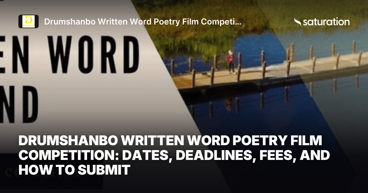 Drumshanbo Written Word Poetry Film Competition share card