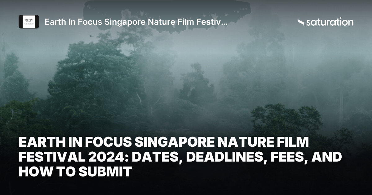 Earth In Focus Singapore Nature Film Festival 2024 share card