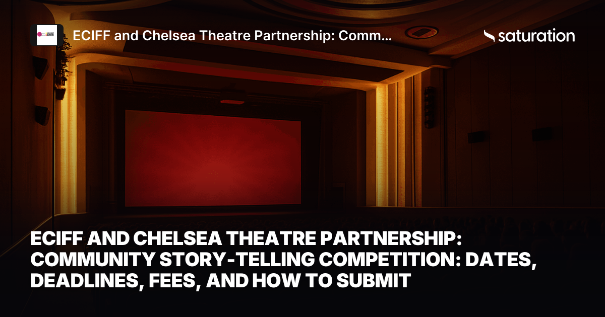 ECIFF and Chelsea Theatre Partnership: Community Story-telling Competition share card