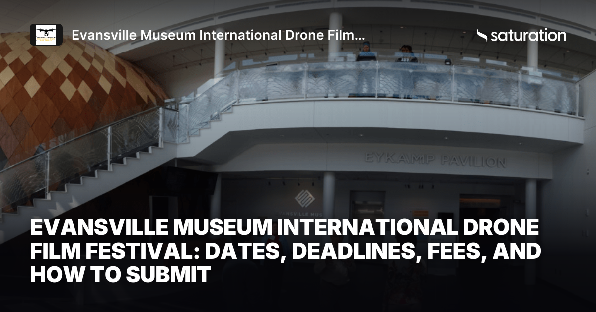 Evansville Museum International Drone Film Festival share card