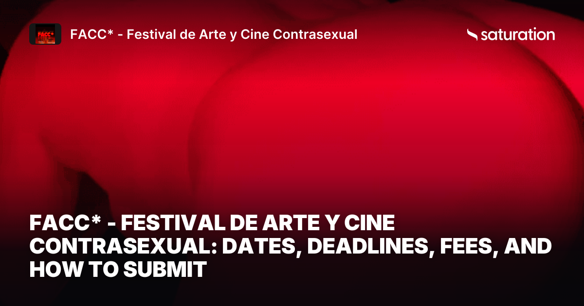 FACC* - Festival de Arte y Cine Contrasexual share card