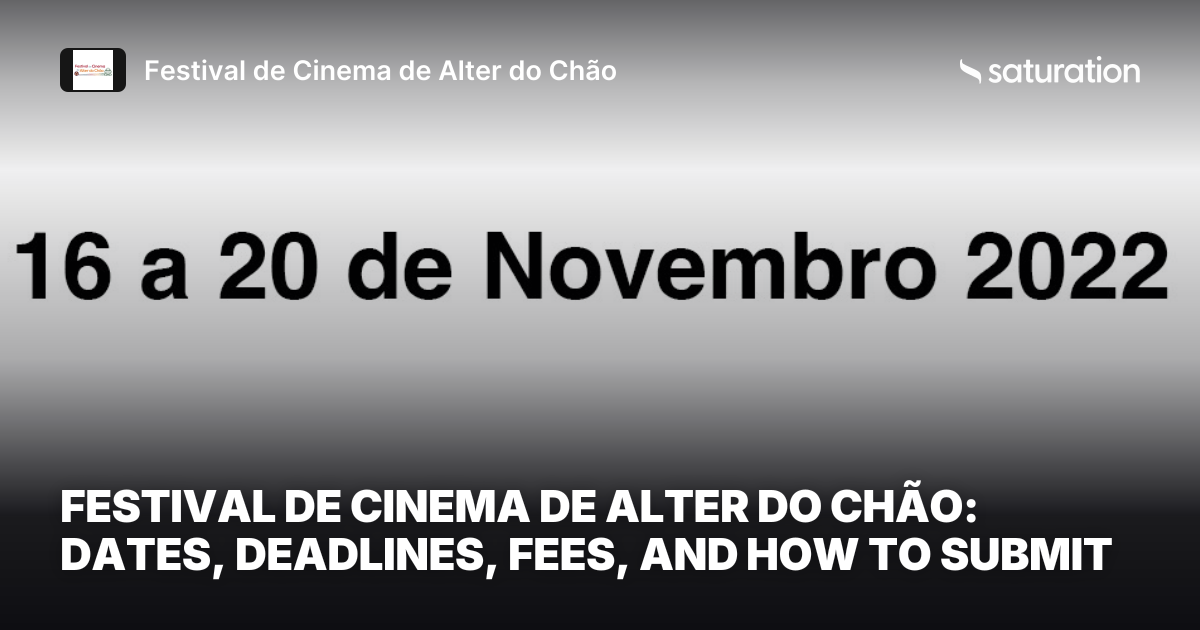 Festival de Cinema de Alter do Chão share card