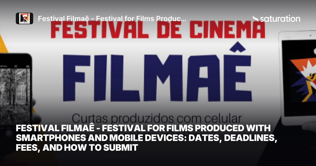 Festival Filmaê - Festival for Films Produced with Smartphones and Mobile Devices share card