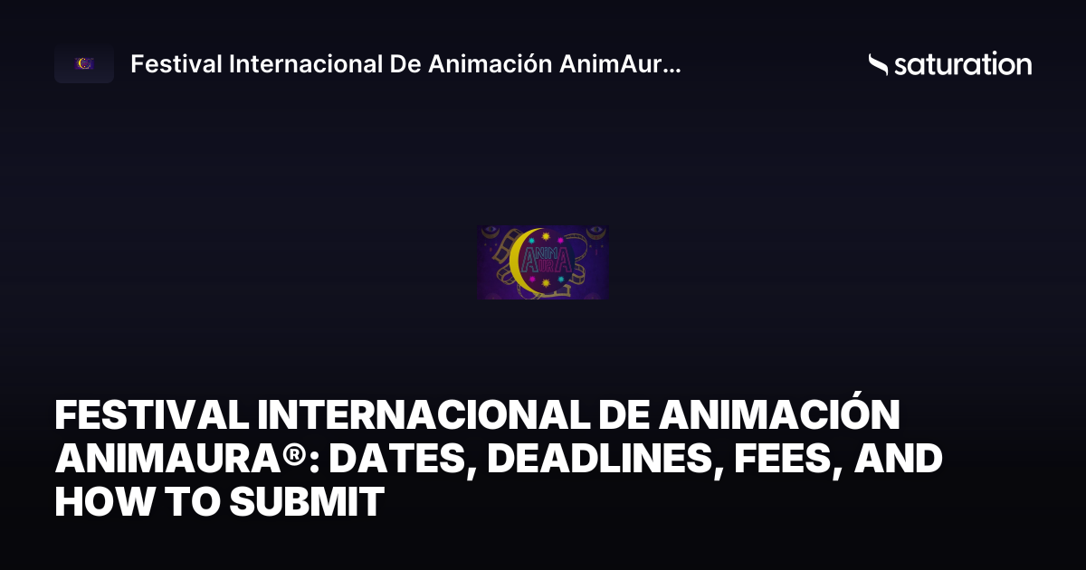 Festival Internacional De Animación AnimAura® share card