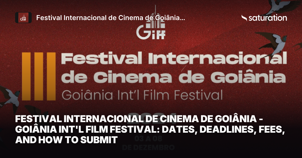 Festival Internacional de Cinema de Goiânia - Goiânia Int'l Film Festival share card