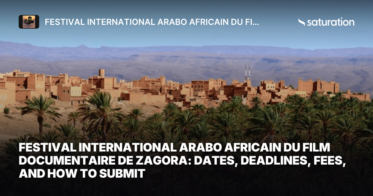 FESTIVAL INTERNATIONAL ARABO AFRICAIN DU FILM DOCUMENTAIRE DE ZAGORA share card