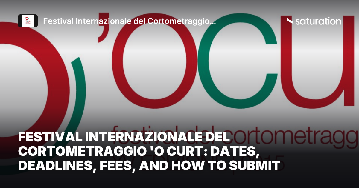 Festival Internazionale del Cortometraggio 'O Curt share card