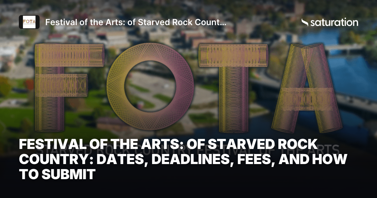 Festival of the Arts: of Starved Rock Country share card