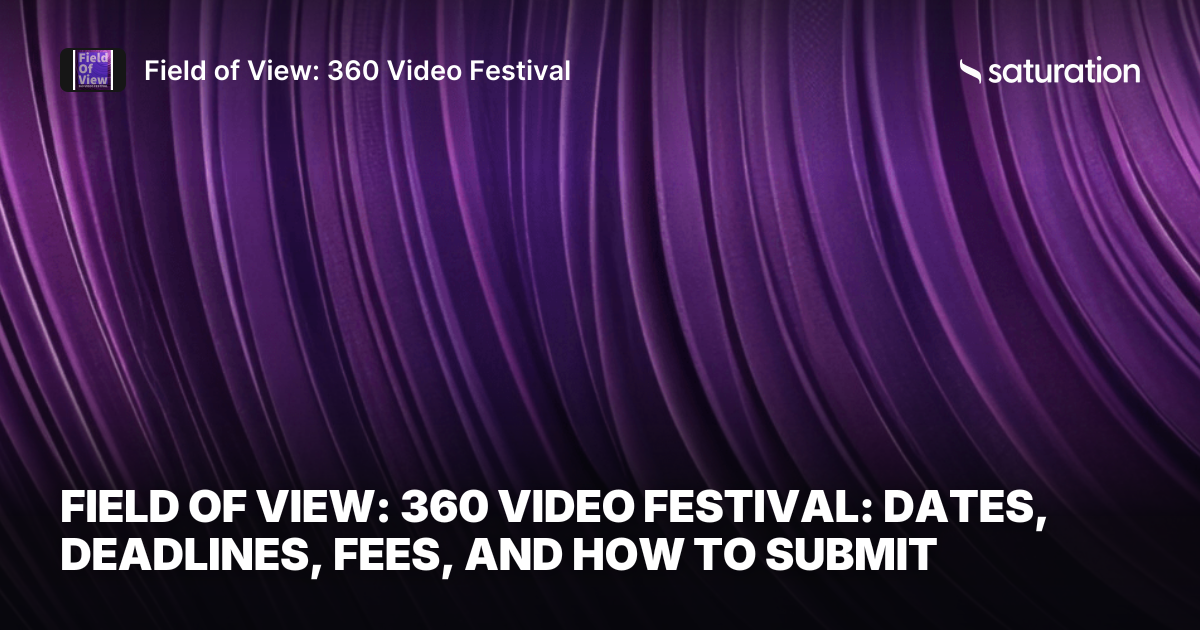 Field of View: 360 Video Festival share card