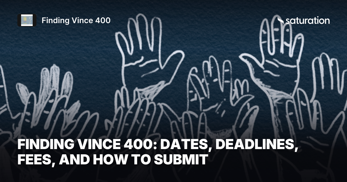 Finding Vince 400 share card