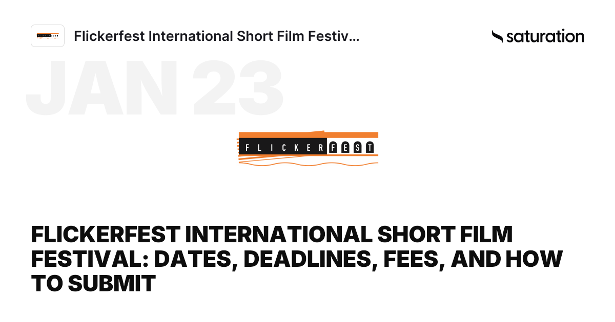 Flickerfest International Short Film Festival share card
