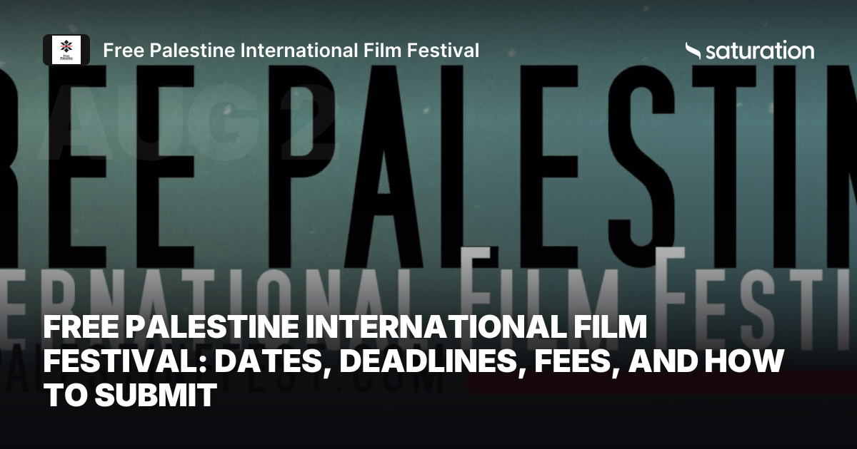 Free Palestine International Film Festival share card