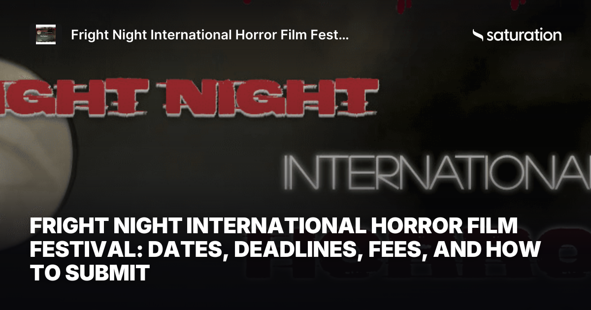 Fright Night International Horror Film Festival share card