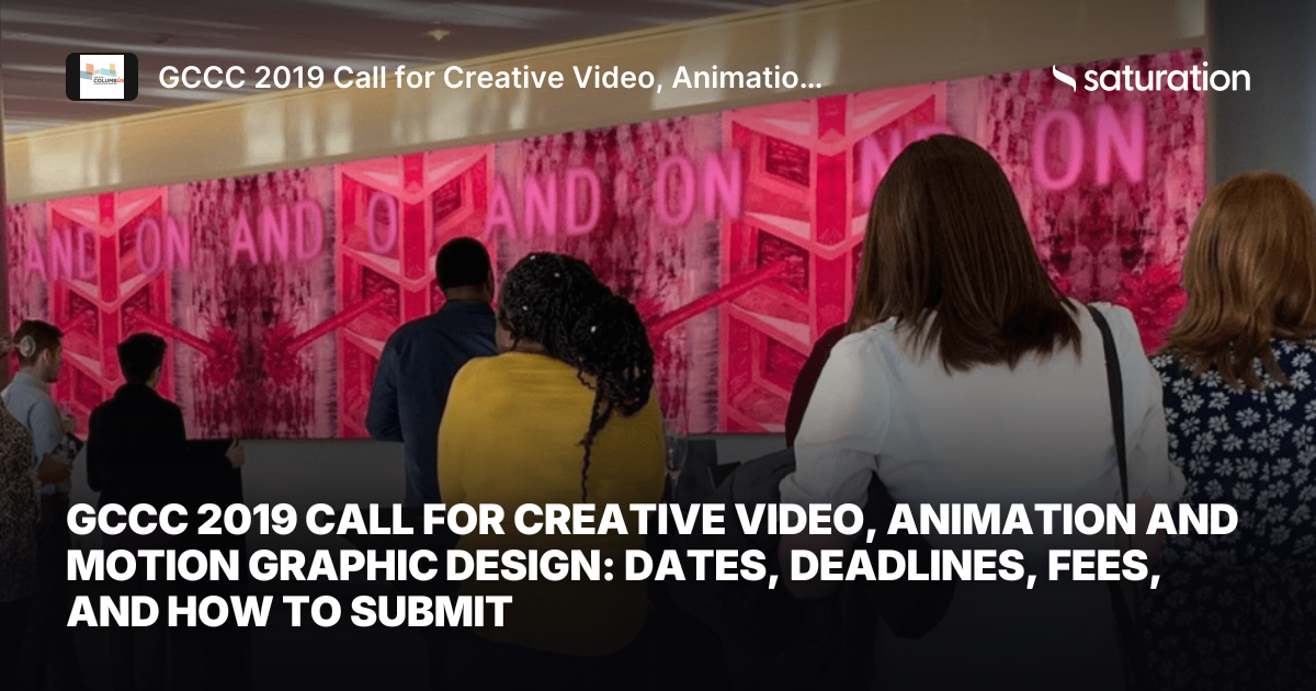 GCCC 2019 Call for Creative Video, Animation and Motion Graphic Design share card
