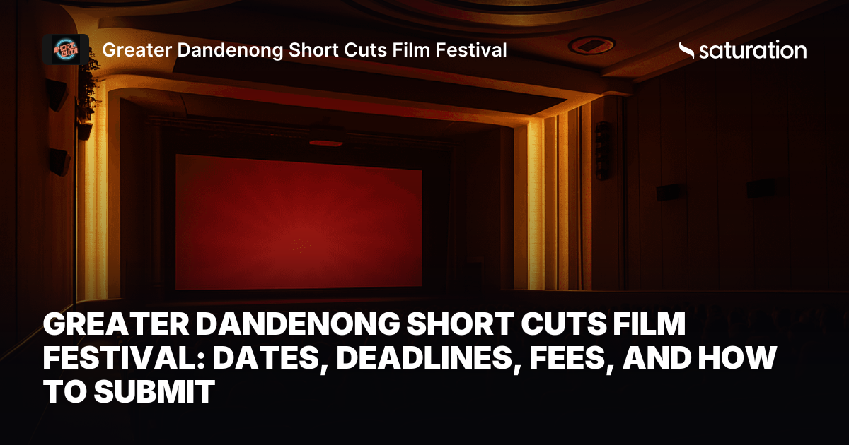 Greater Dandenong Short Cuts Film Festival share card