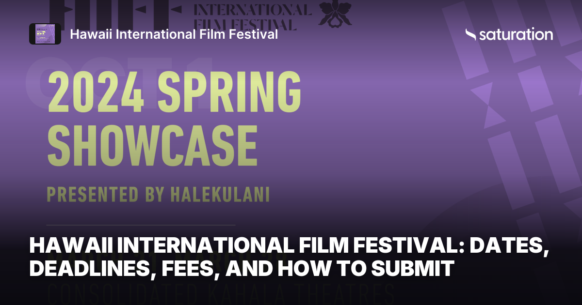 Hawaii International Film Festival share card