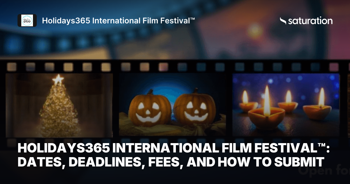 Holidays365 International Film Festival™ share card