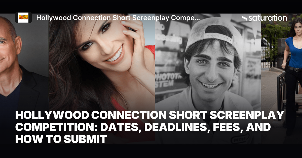 Hollywood Connection Short Screenplay Competition share card