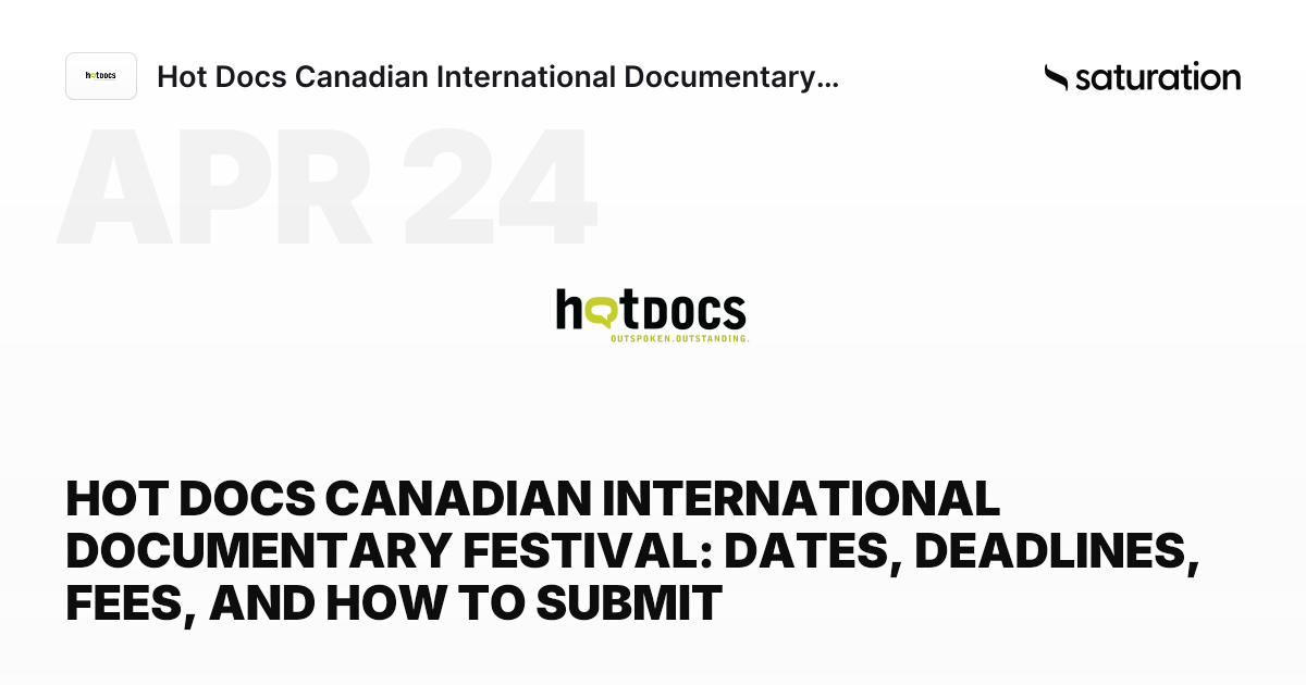 Hot Docs Canadian International Documentary Festival share card